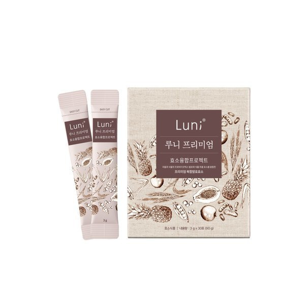 [루니] 프리미엄 3g*30포 유산균 발효 소화효소 프리바이오틱스