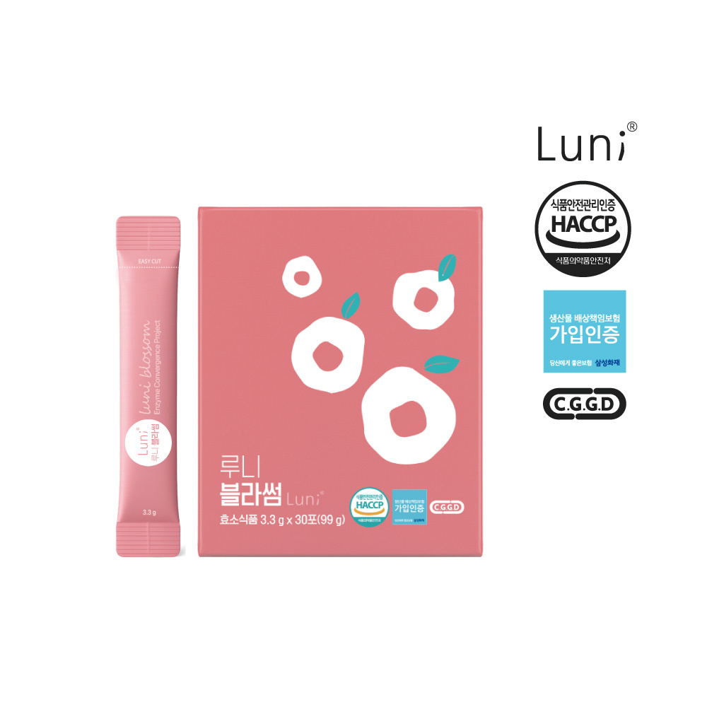 [루니] 블라썸 3.3g*30포 질유산균 갱년기 혈당 프로바이오틱스