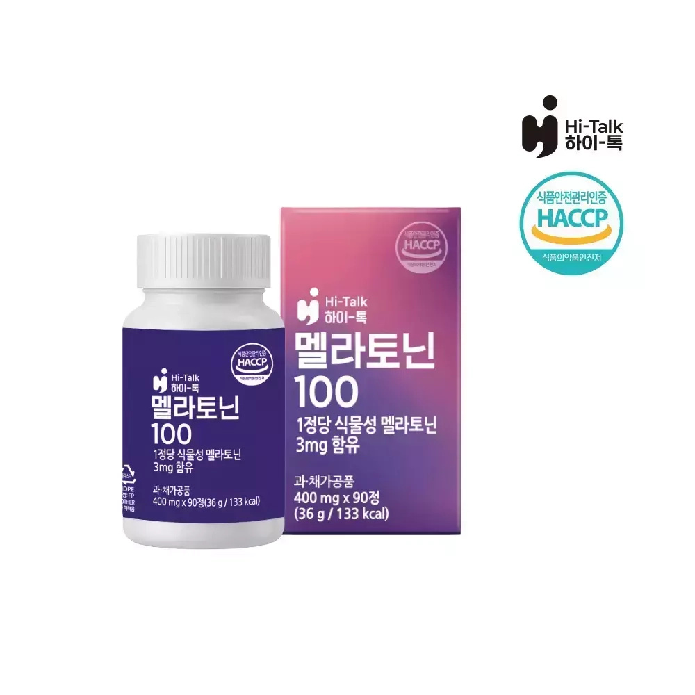 [하이톡] 멜라토닌100 400mg*90정(s)