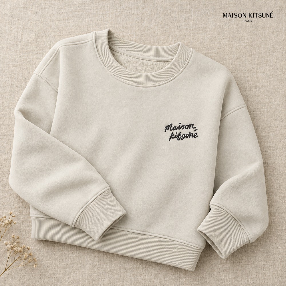 [Maison Kitsune] 메종키츠네 핸드라이팅 컴포트 스웨트셔츠 MM00315KM0341 (팰리칸 S~XL)