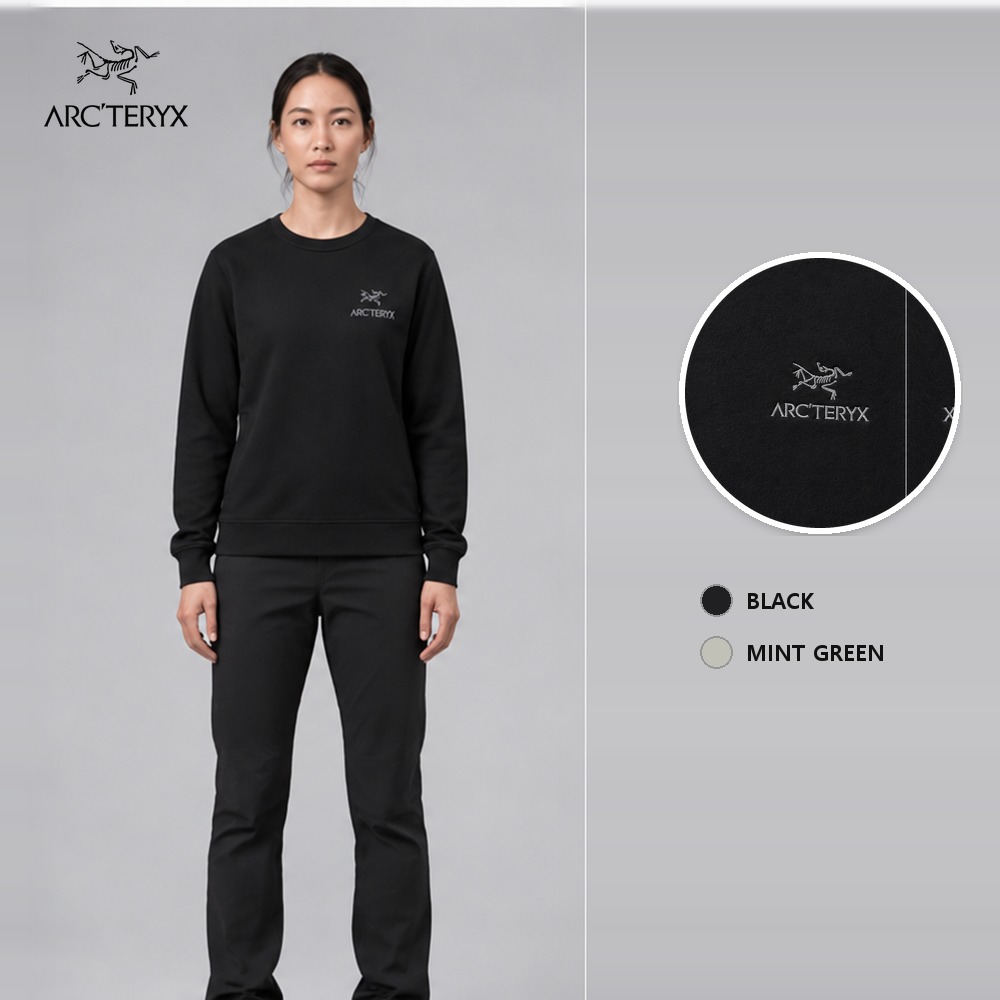[Arcteryx] 아크테릭스 맨투맨 (블랙, 민트그린 S~XL)