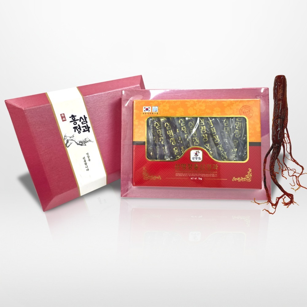 [삼명장] 홍삼정과 1kg 홍삼정과 홍삼절편 홍삼간식 인삼정과 부모님선물