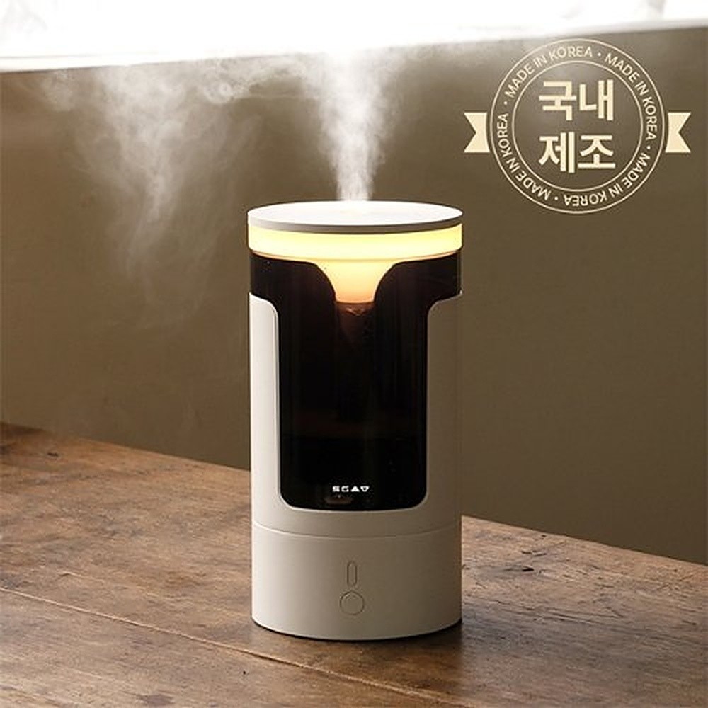 [엠텍] 조명 가습기 SVL-07W 가습기 조명가습기 미니가습기 무드등가습기 탁상용가습기