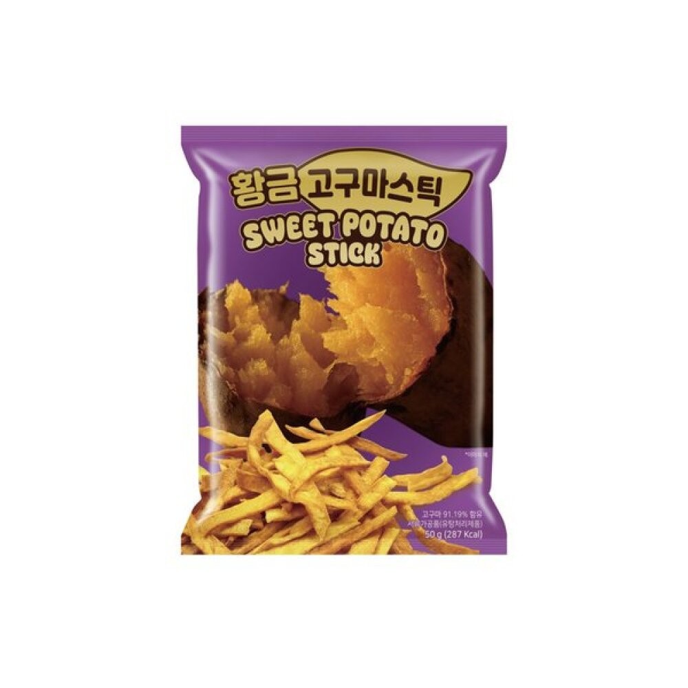 [천해무] 고구마스틱 50g 고구마스틱 고구마말랭이 건강간식 아이간식 고구마과자