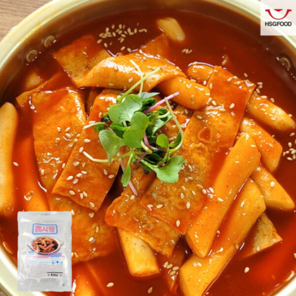 [한상궁] 야시장 국물떡볶이 600g 국물떡볶이 떡볶이밀키트 떡볶이 분식 간편식