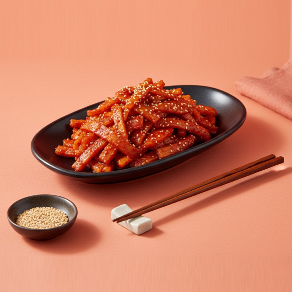 [HSG푸드] 야시장 매콤 돼지껍데기 160g 돼지껍데기 껍데기 술안주 야식 간편안주