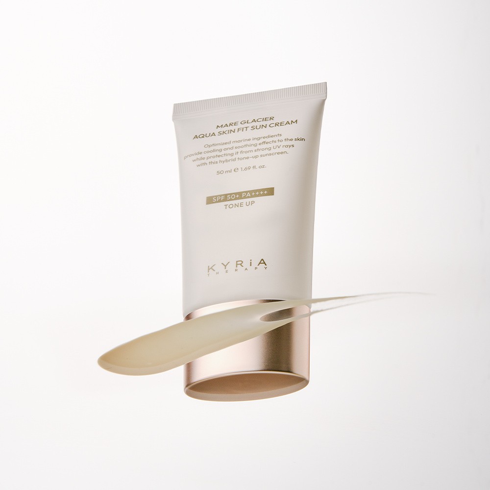 [키리아테라피] 마레 글래시어 아쿠아 스킨 핏 선크림 50ml 선크림 자외선차단제 데일리선크림 수분선크림 기능성선크림