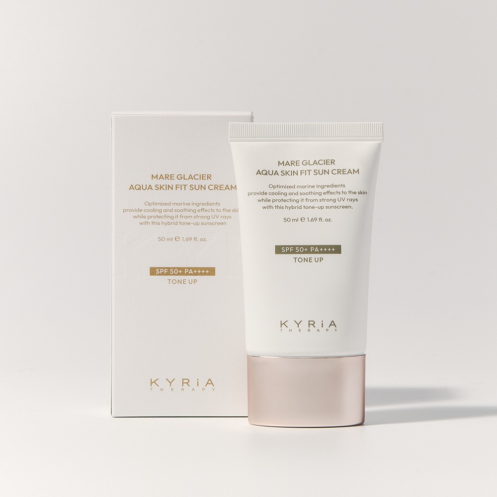 [키리아테라피] 마레 글래시어 아쿠아 스킨 핏 선크림 50ml 선크림 자외선차단제 데일리선크림 수분선크림 기능성선크림