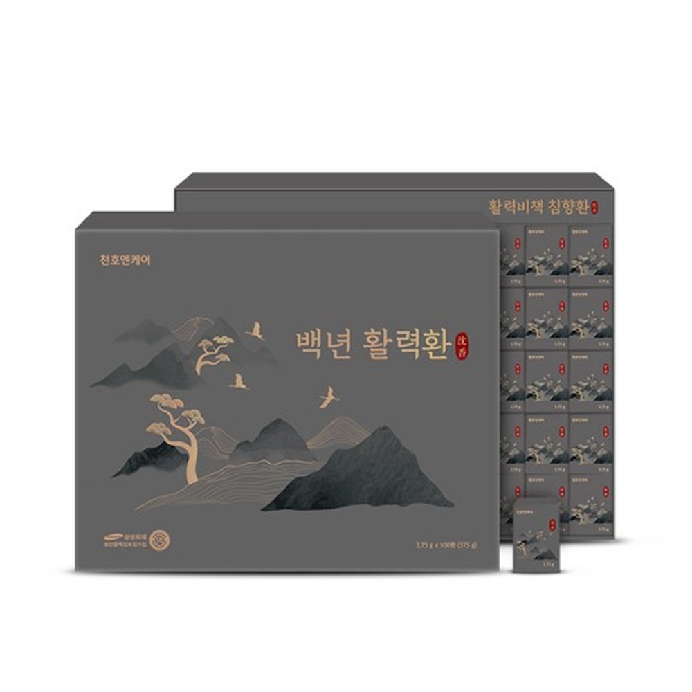 [천호앤케어] 백년 활력환 3.75g x 100환 백년활력환 활력환 천호 천호앤케어 환제품