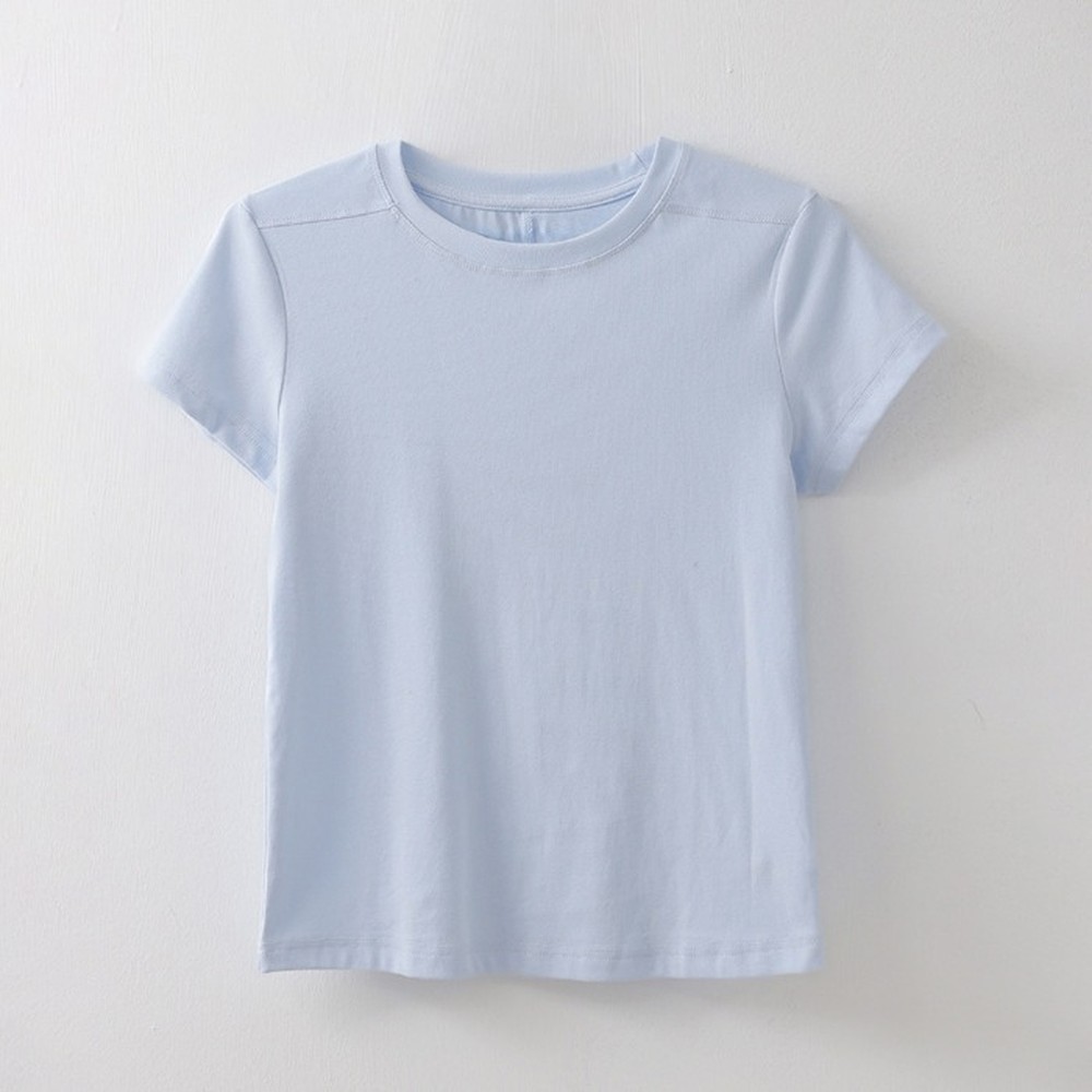 [쿨리치] 여성 베이직 반팔티(화이트, 블랙, 소라, 핑크, 네이비, 그레이 M~2XL) 여성반팔티 여성무지티 여성기본티 여성라운드티 여자반팔티
