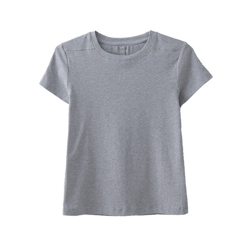[쿨리치] 여성 베이직 반팔티(화이트, 블랙, 소라, 핑크, 네이비, 그레이 M~2XL) 여성반팔티 여성무지티 여성기본티 여성라운드티 여자반팔티