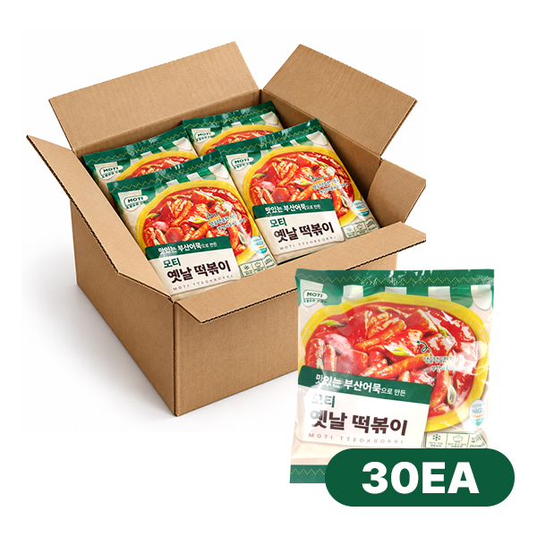 [모티] 옛날 떡볶이 300g 파우치 30개 (1박스)