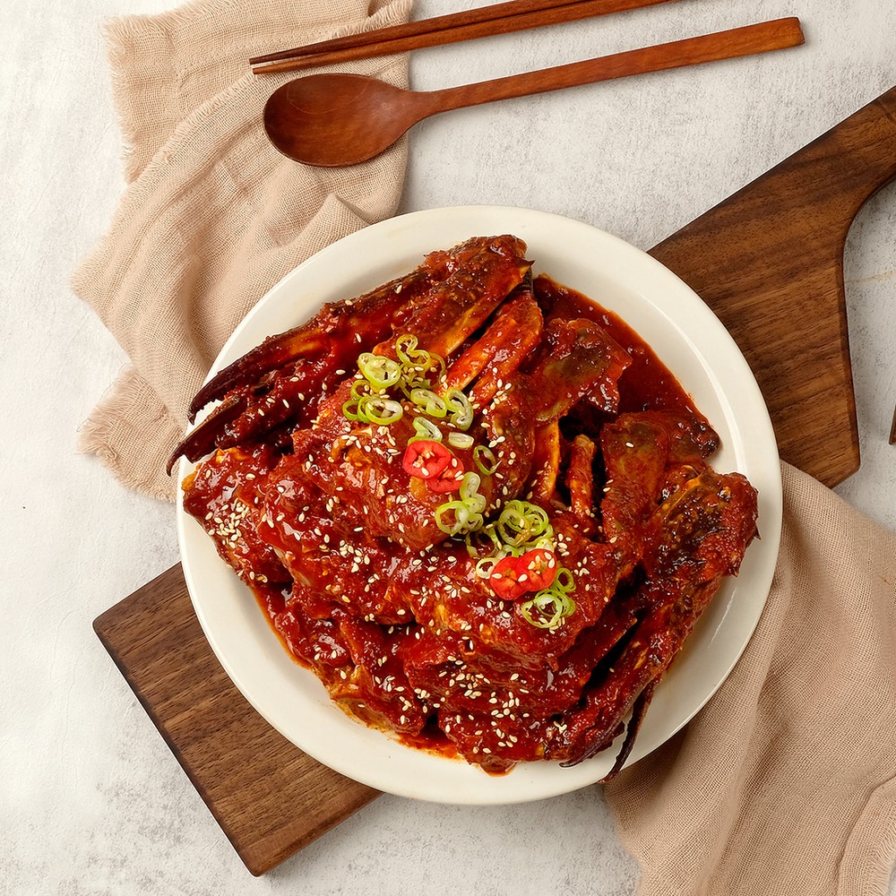 [바다장독] 국내산 양념꽃게장 1kg