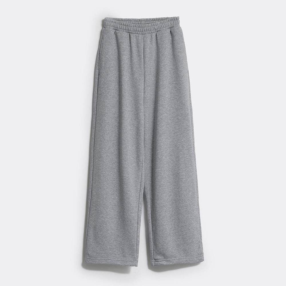 [쿨리치] 순면 3단 쭈리 와이드팬츠 8013 (블랙, 그레이, 오트밀 M~2XL)