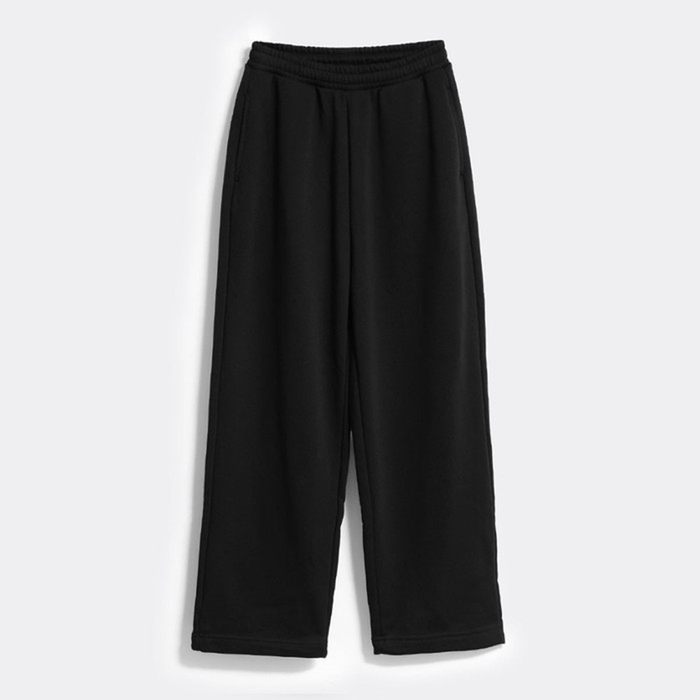 [쿨리치] 순면 3단 쭈리 와이드팬츠 8013 (블랙, 그레이, 오트밀 M~2XL)