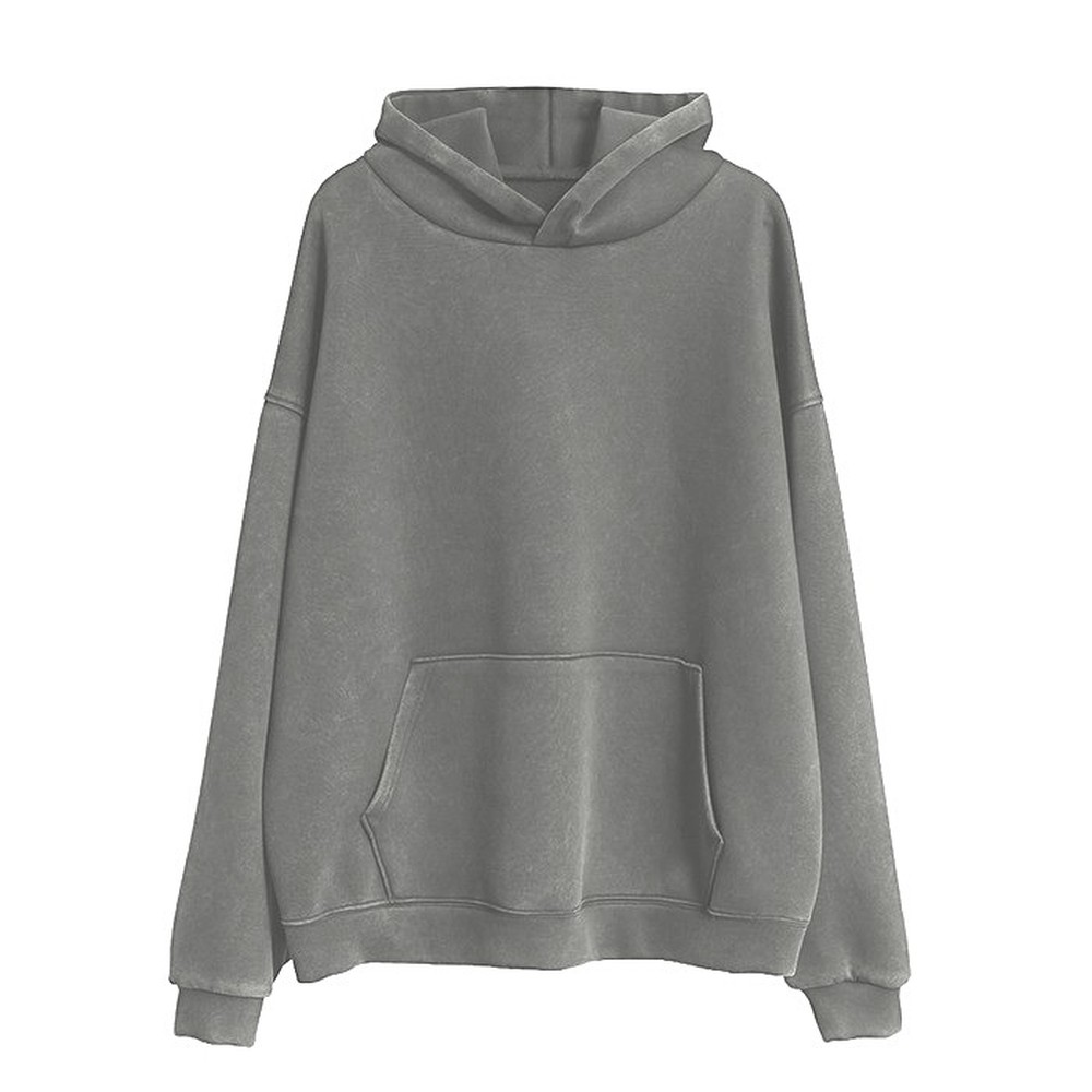[쿨리치] 피그먼트 후드 셋업 HT011 (블랙, 그레이 S~M·L~XL·2XL)