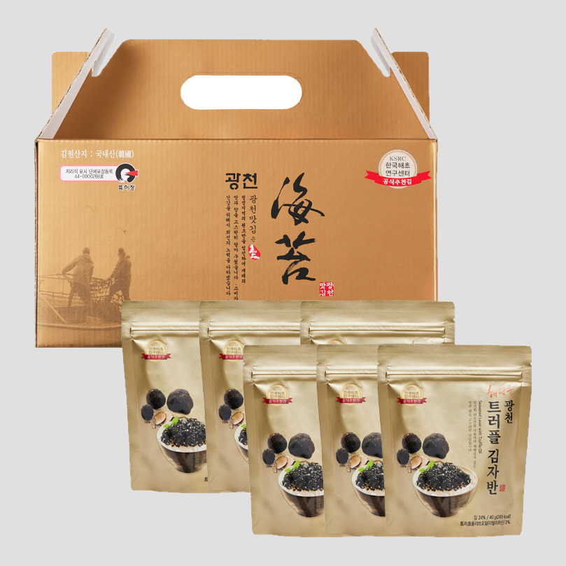 [광천김] 명품 광천 트러플 김자반 6팩