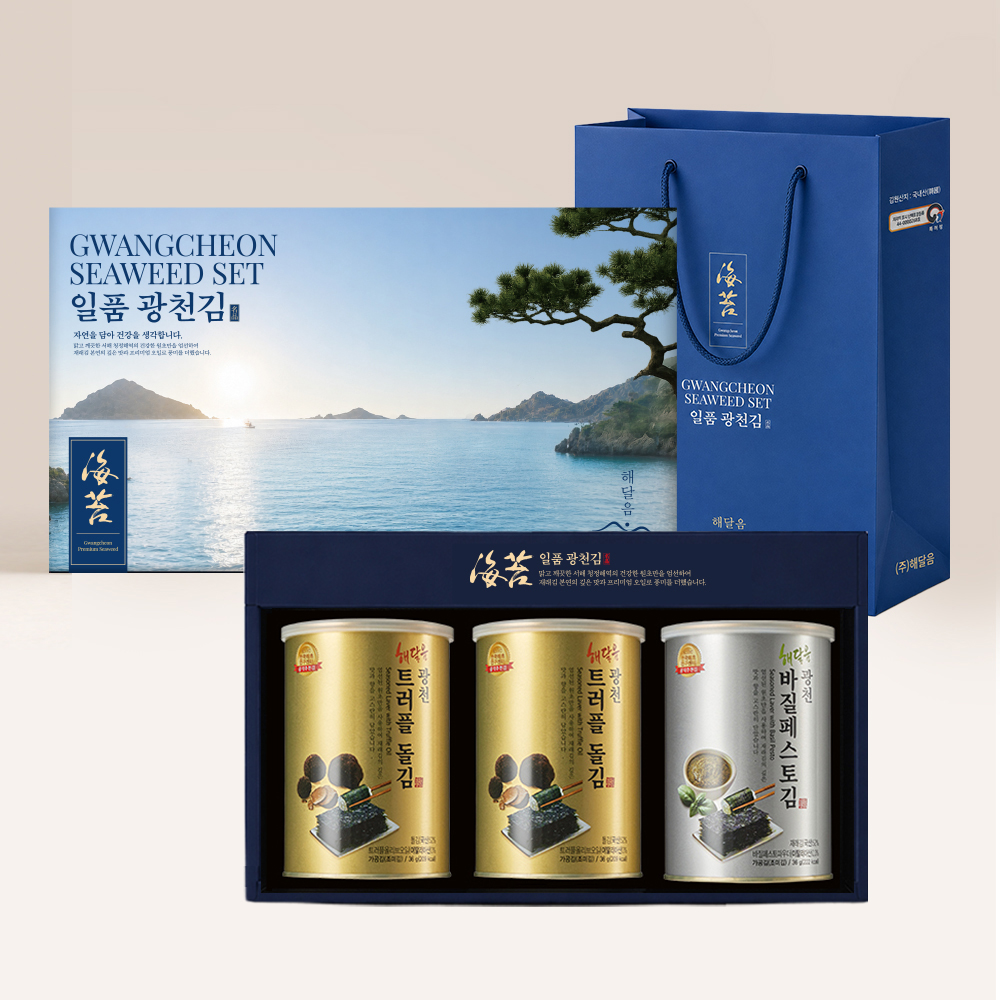 [광천김] 명품 광천 특호 3캔