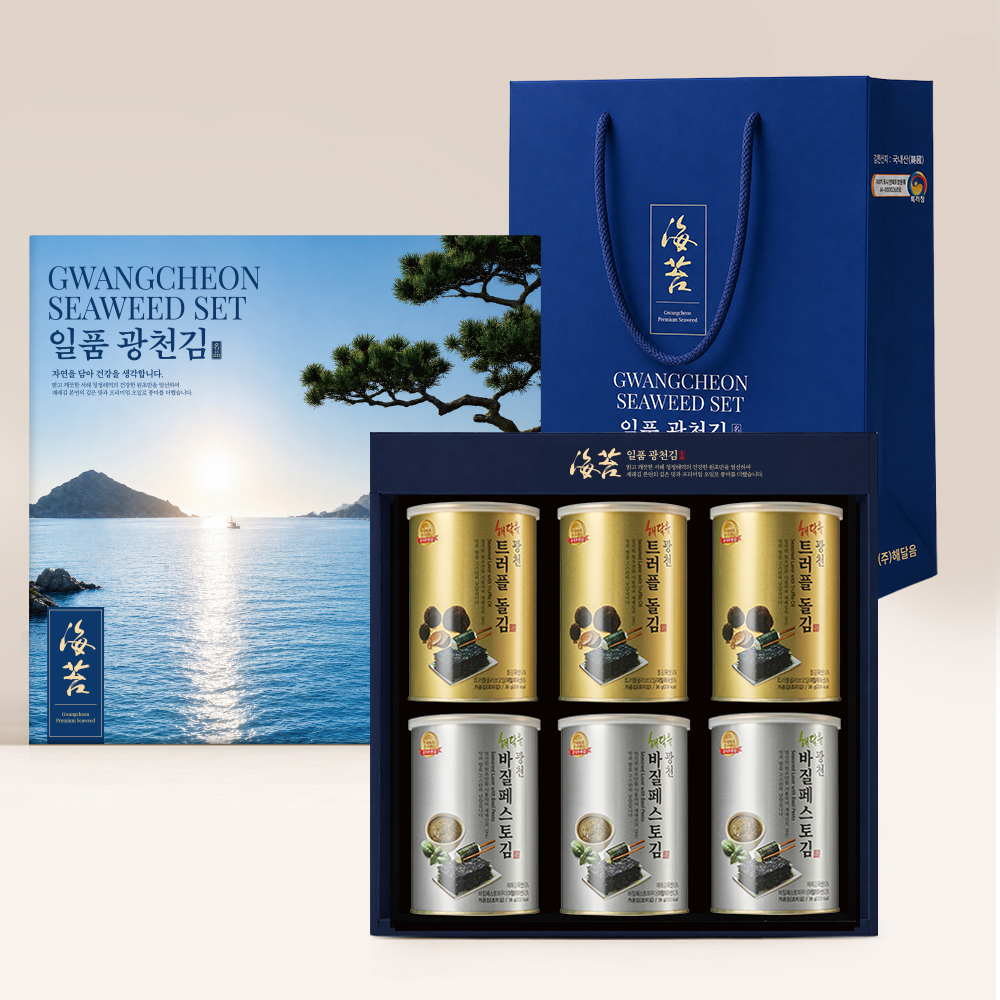 [광천김] 명품 광천 특호 6캔