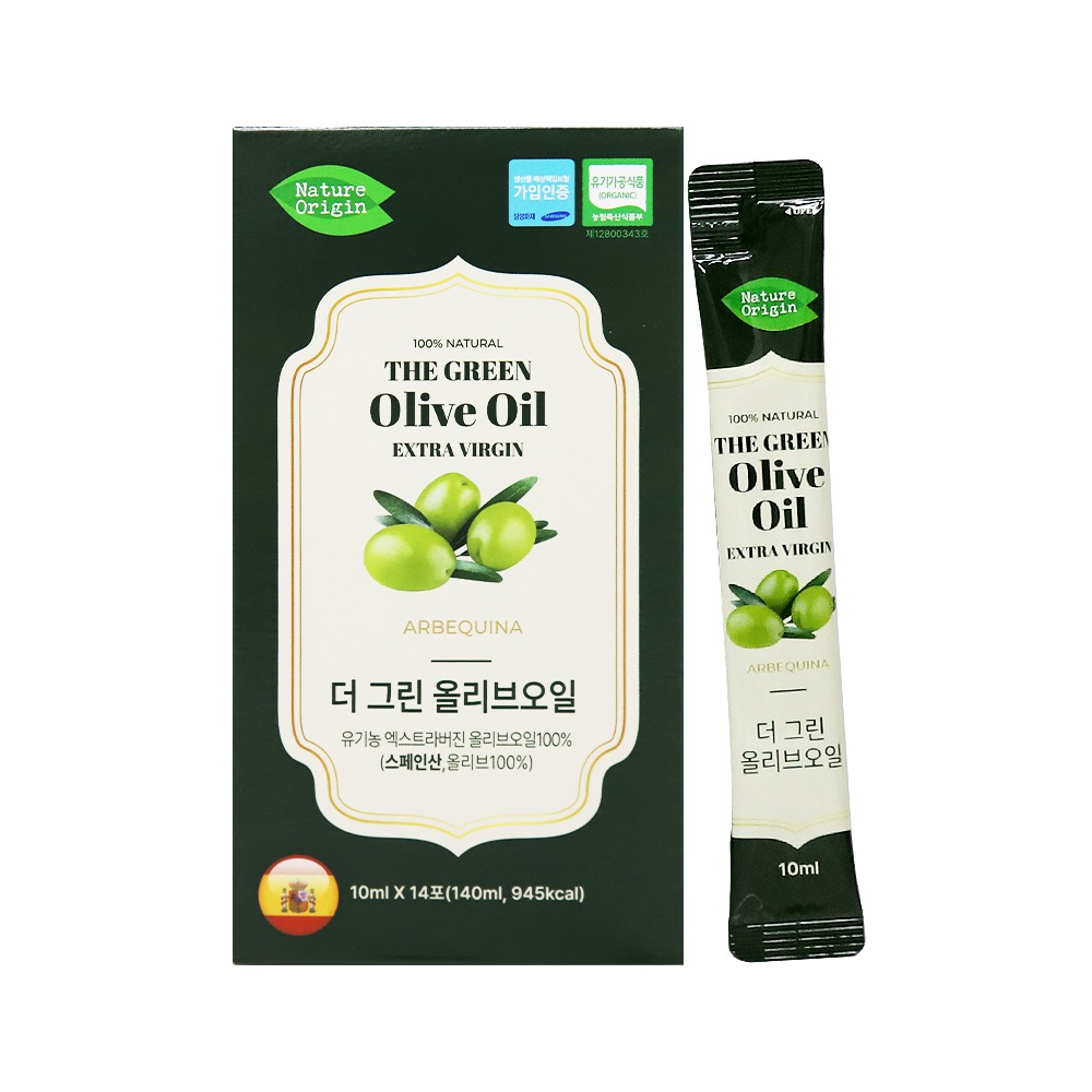 [대현에벤에셀] 더그린올리브오일 10g x 14포