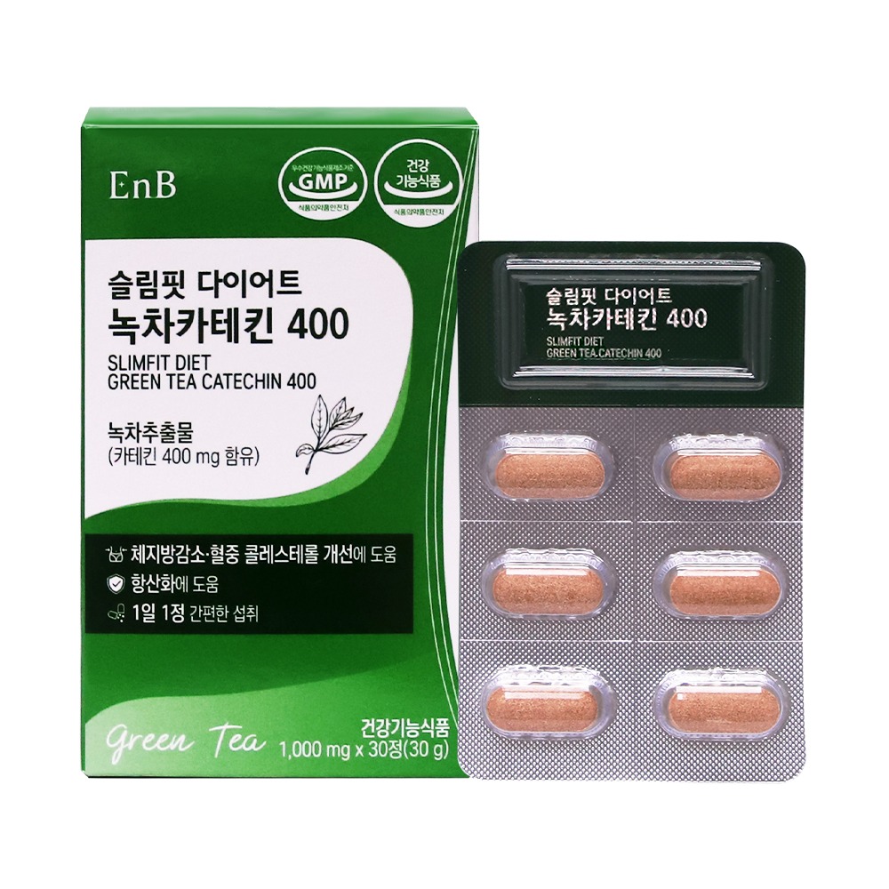 [EnB] 슬림핏다이어트녹차카테킨400 1,000mg x 30정