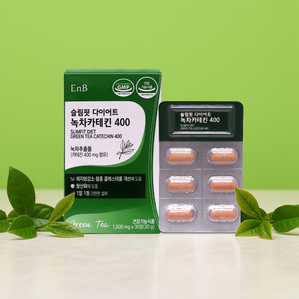 [EnB] 슬림핏다이어트녹차카테킨400 1,000mg x 30정