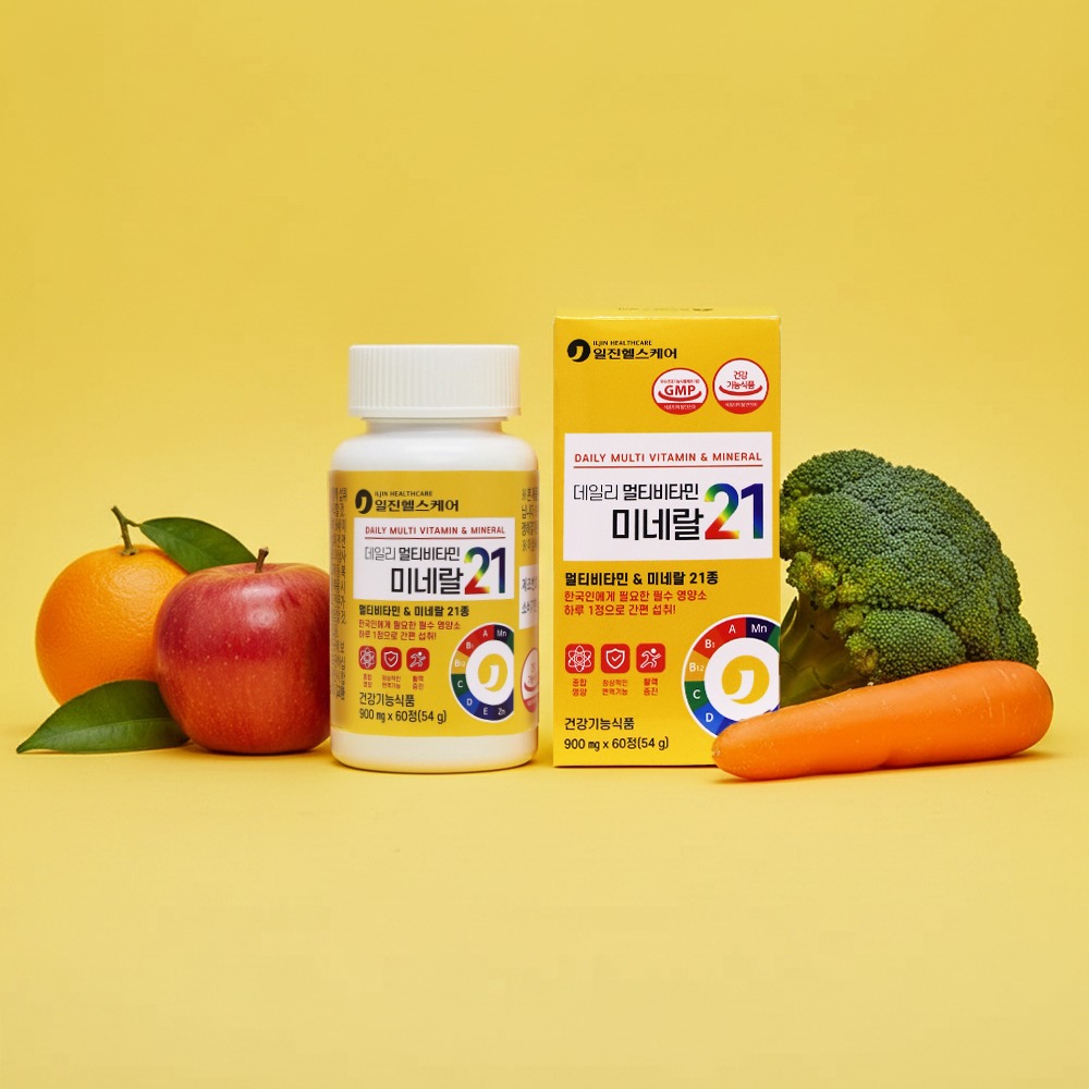 [일진헬스케어] 데일리멀티비타민미네랄21 900mg x 60정