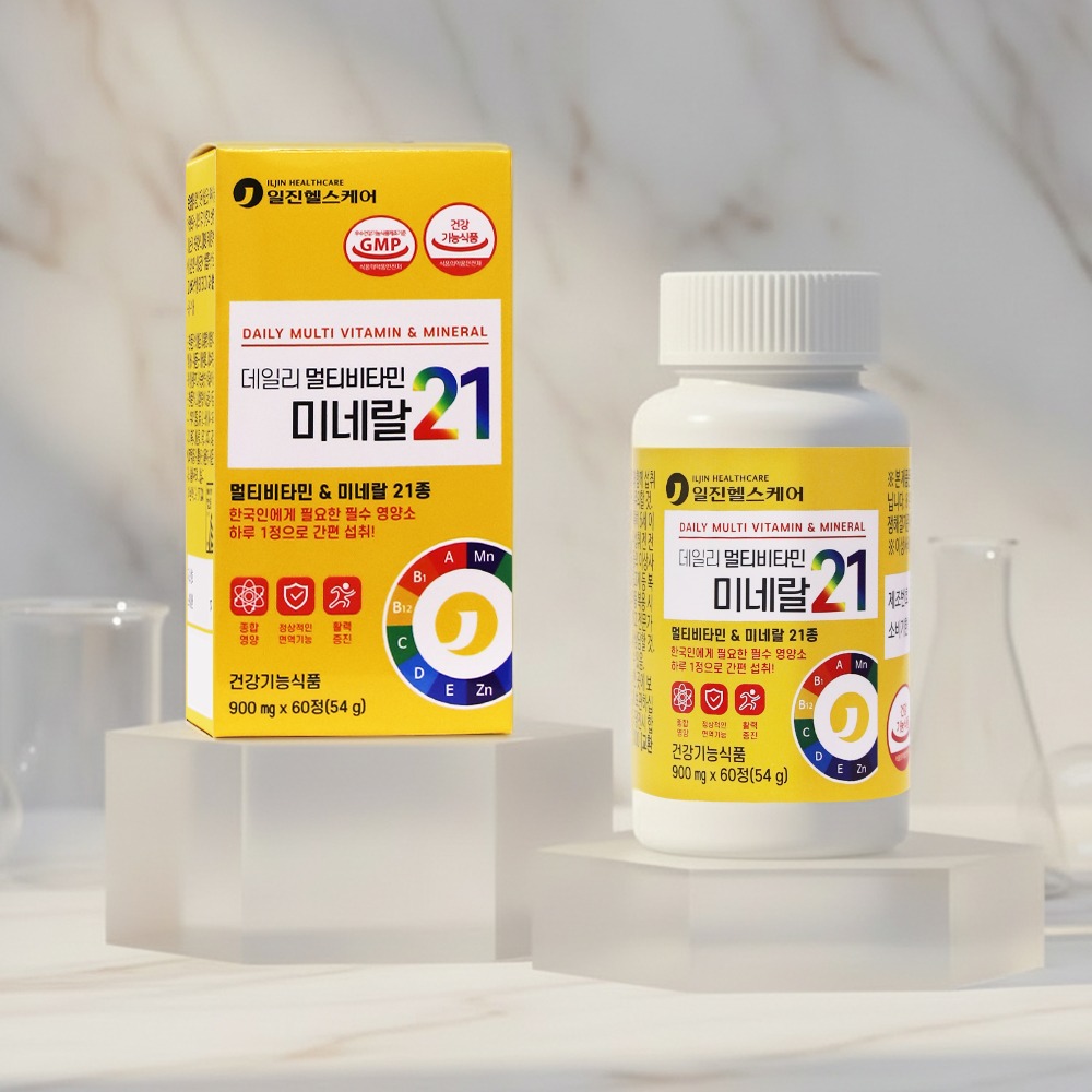 [일진헬스케어] 데일리멀티비타민미네랄21 900mg x 60정