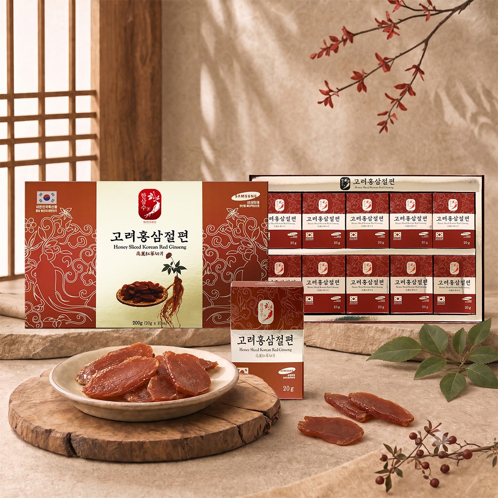 [한삼수] 고려홍삼절편 20g x 10개