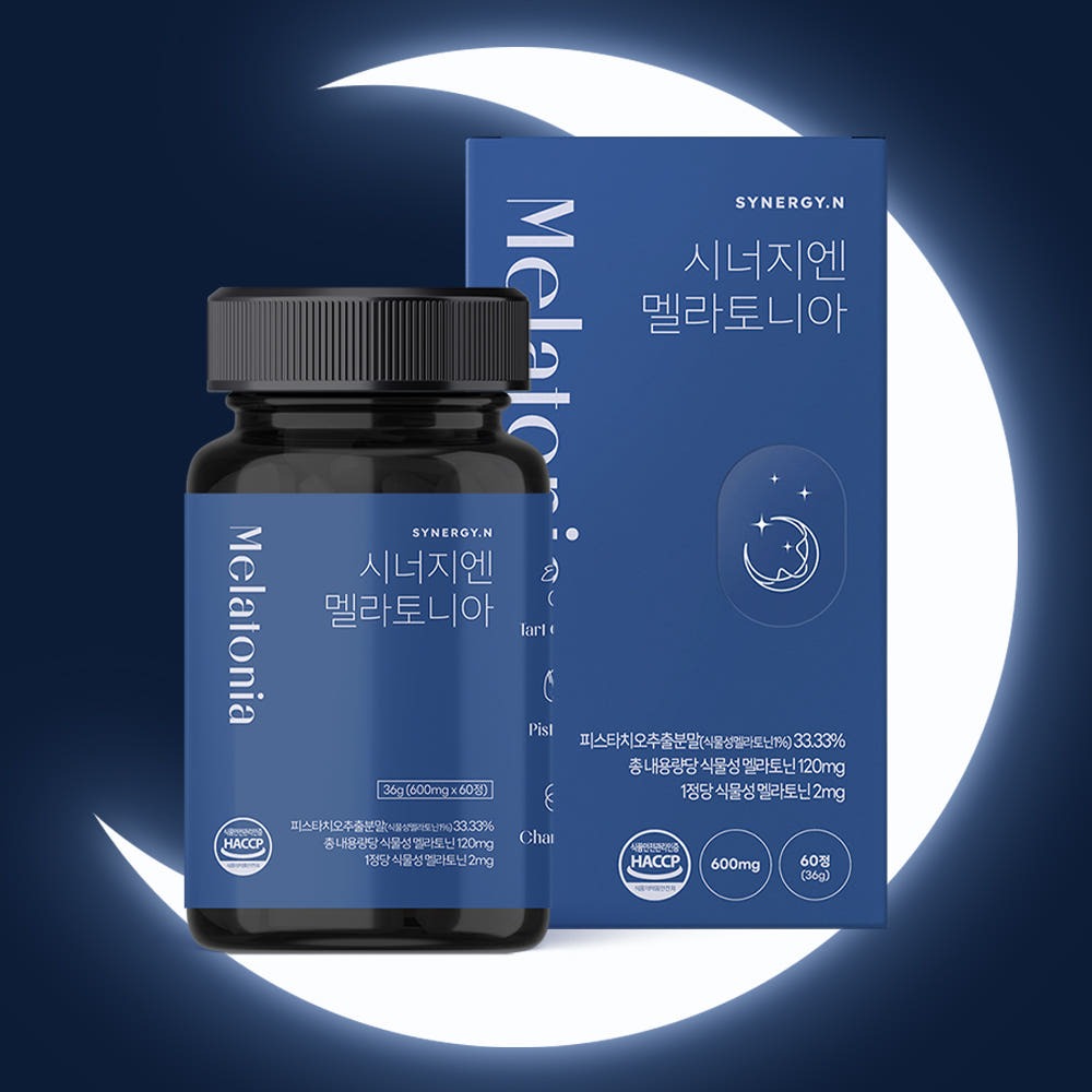 [시너지엔] 식물성 멜라토닌 60정 (2개월분)