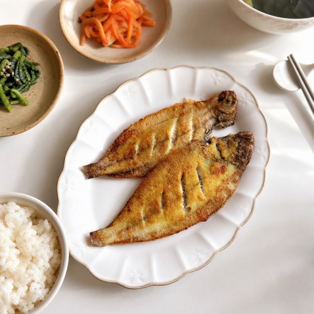 반건조 물가자미 대 9미