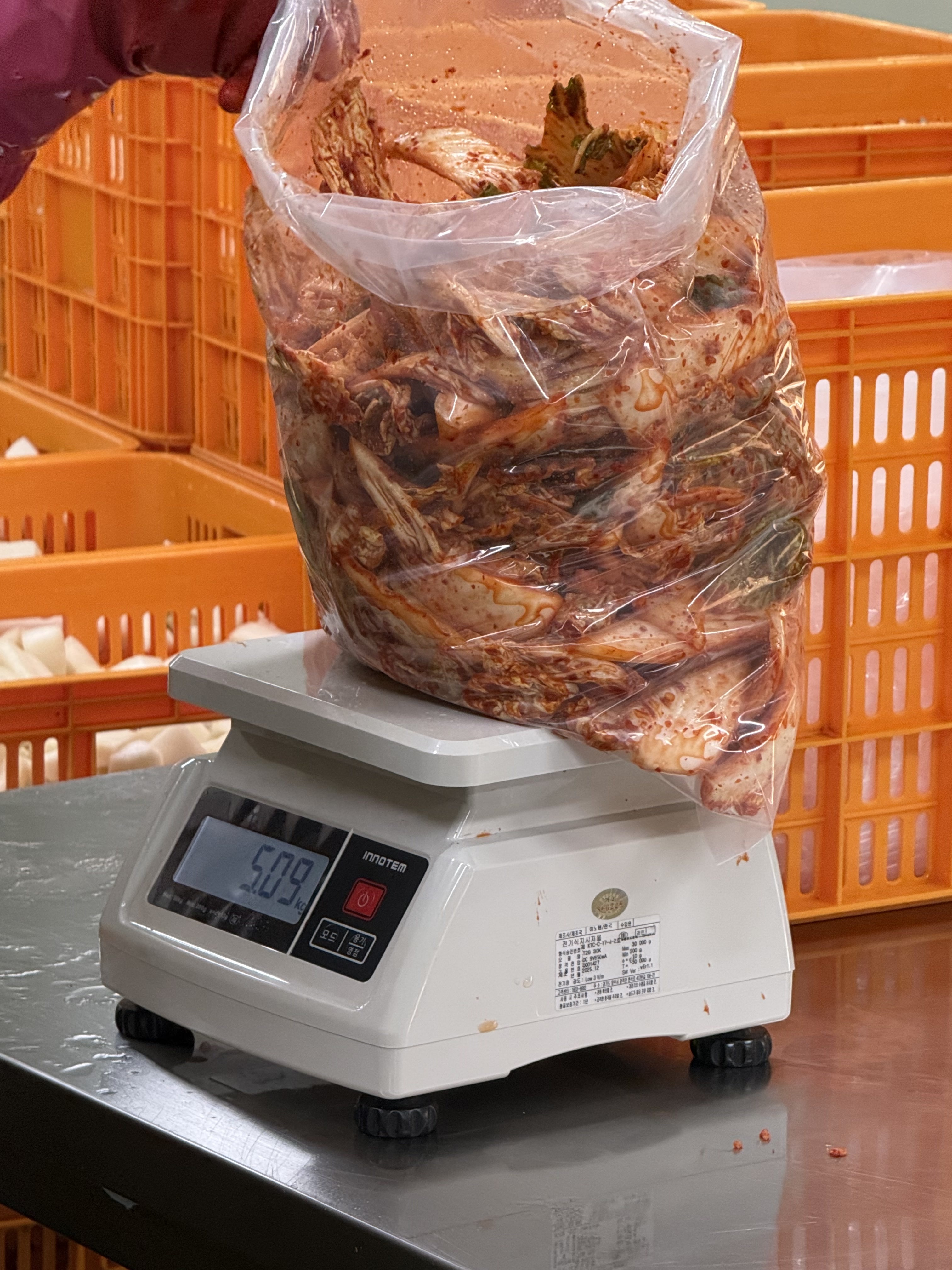 배추겉절이 10kg