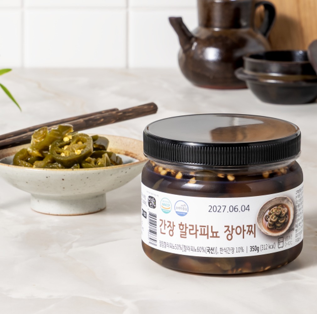 [순창성가정식품] 간장할라피뇨장아찌 350g
