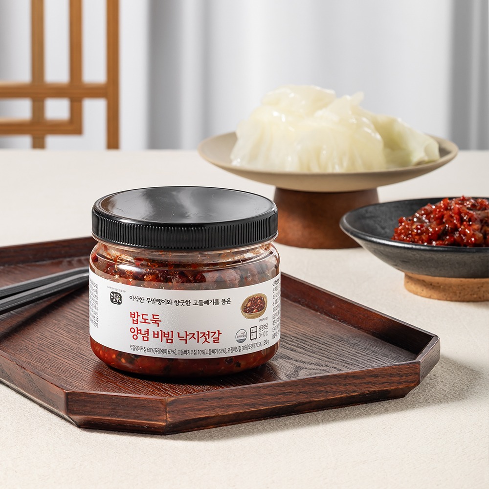 [순창성가정식품] 밥도둑 양념 비빔 낙지젓갈 350g