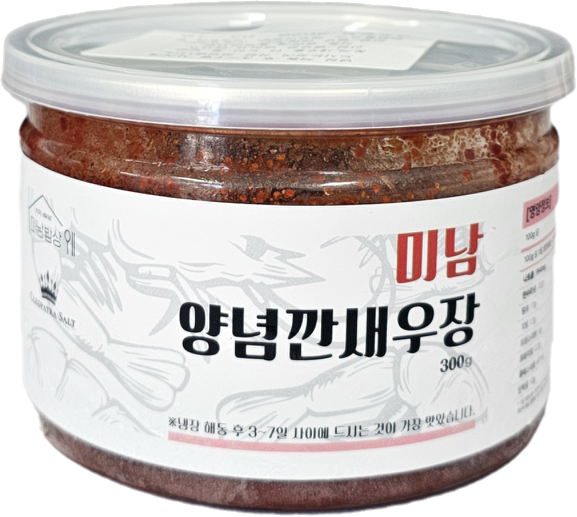미남밥상 양념 깐새우장 300g