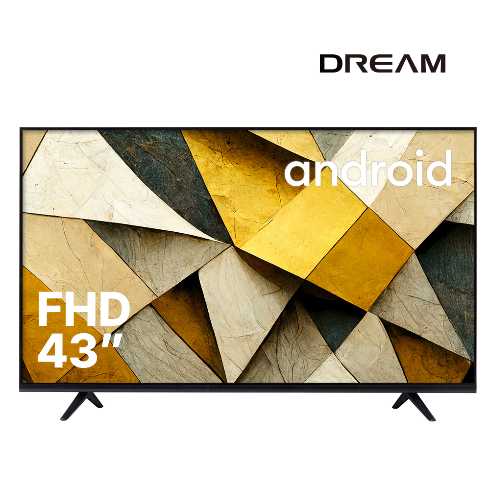 [더드림TV] 43인치 구글 스마트  FHD LED TV 자가설치 택배발송