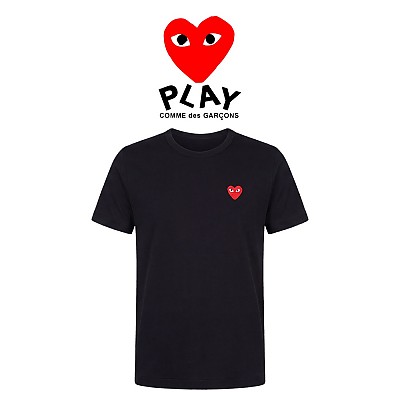 [100%정품] CDG 꼼데가르송 레드와펜 반팔 티셔츠(화이트/블랙, S~2XL)