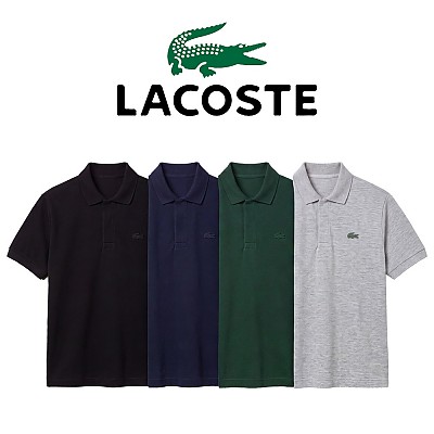 [100%정품] [LACOSTE] 라코스테 남녀공용 릴렉스핏 파리 PK 반팔 티셔츠(화이트, 네이비, 그린, 그레이 S~XL)