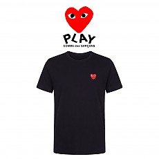 [100%정품] CDG 꼼데가르송 레드와펜 반팔 티셔츠(화이트/블랙, S~2XL)