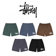 [100%정품] [Stussy] 스투시 빅 베이직 워터 쇼츠 팬츠(에메랄드, 네이비, 브라운, 그레이브스톤, 블랙, S-2XL)