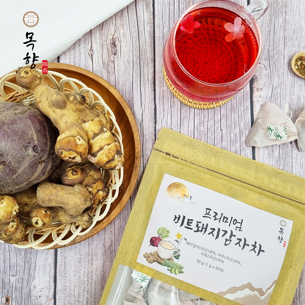 프리미엄 비트돼지감자차 50g(1g*50개)
