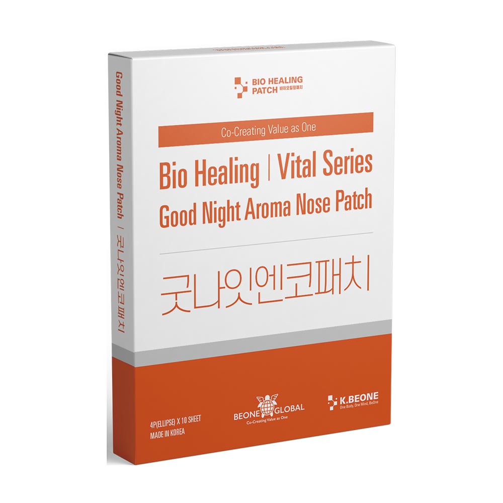바이오힐링 굿나잇엔코패치 40EA/비염 코막힘 콧물개선에 도움 (원적외선+산화질소+페퍼민트)
