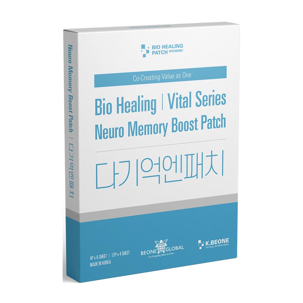 바이오힐링 다기억엔패치 72EA/기억력 향상 및 치매예방에 도움 (원적외선+산화질소+빌베리)