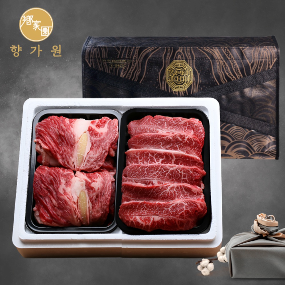 [향가원] 1등급한우 구이선물세트8호 600g(300g*2ea)