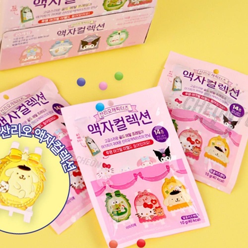 [남양H&B] 산리오 캐릭터즈 14종 액자 컬렉션 캔디(10g x 20개) x 7개 세트