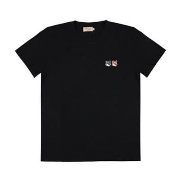 [Maison Kitsune] 메종키츠네 투폭스 반팔 티셔츠(블랙,화이트/S~XL)