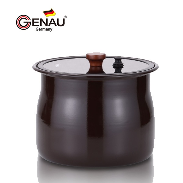 [독일 제너] 황토 무쇠 진공 항아리 쌀통 12L/24L 택1 12L