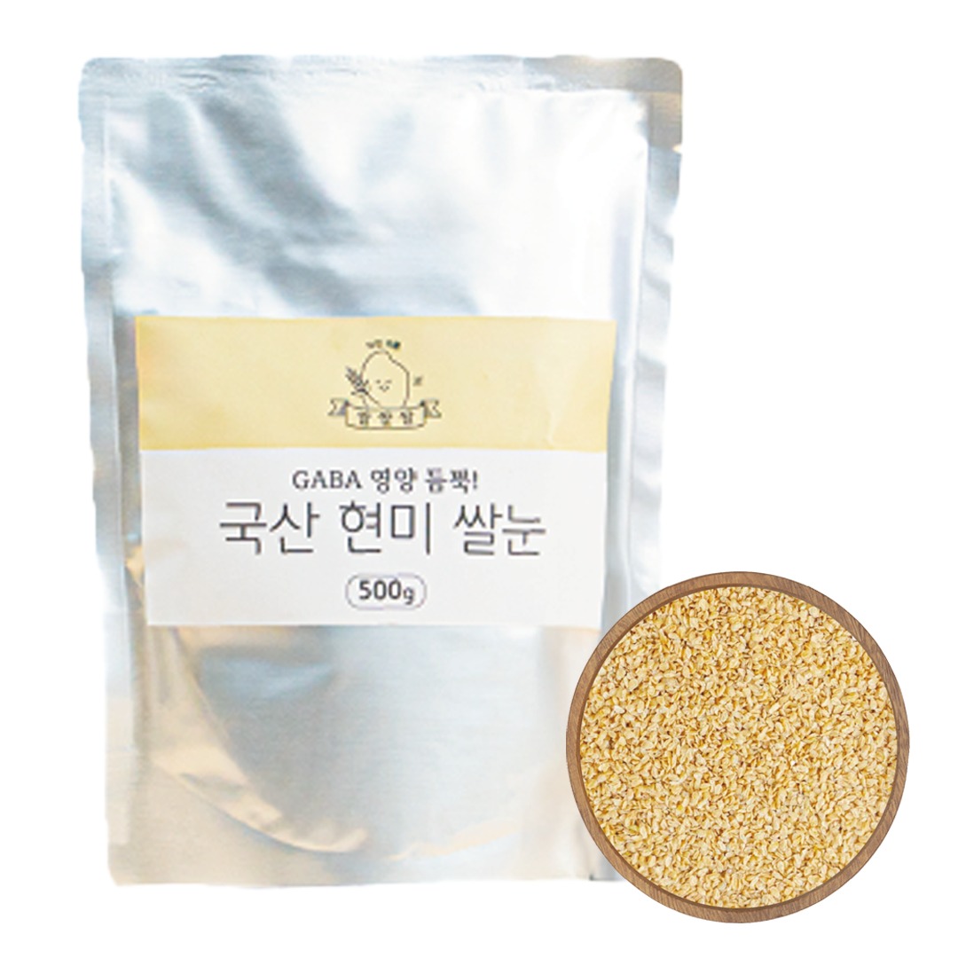 [나무컴퍼니] 국내산 유기농 현미 쌀눈 500g