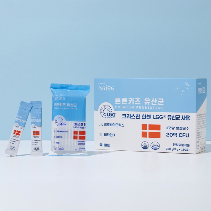 [킨더브리제] 튼튼키즈 유산균 3g(30포/120포 택1) 30포