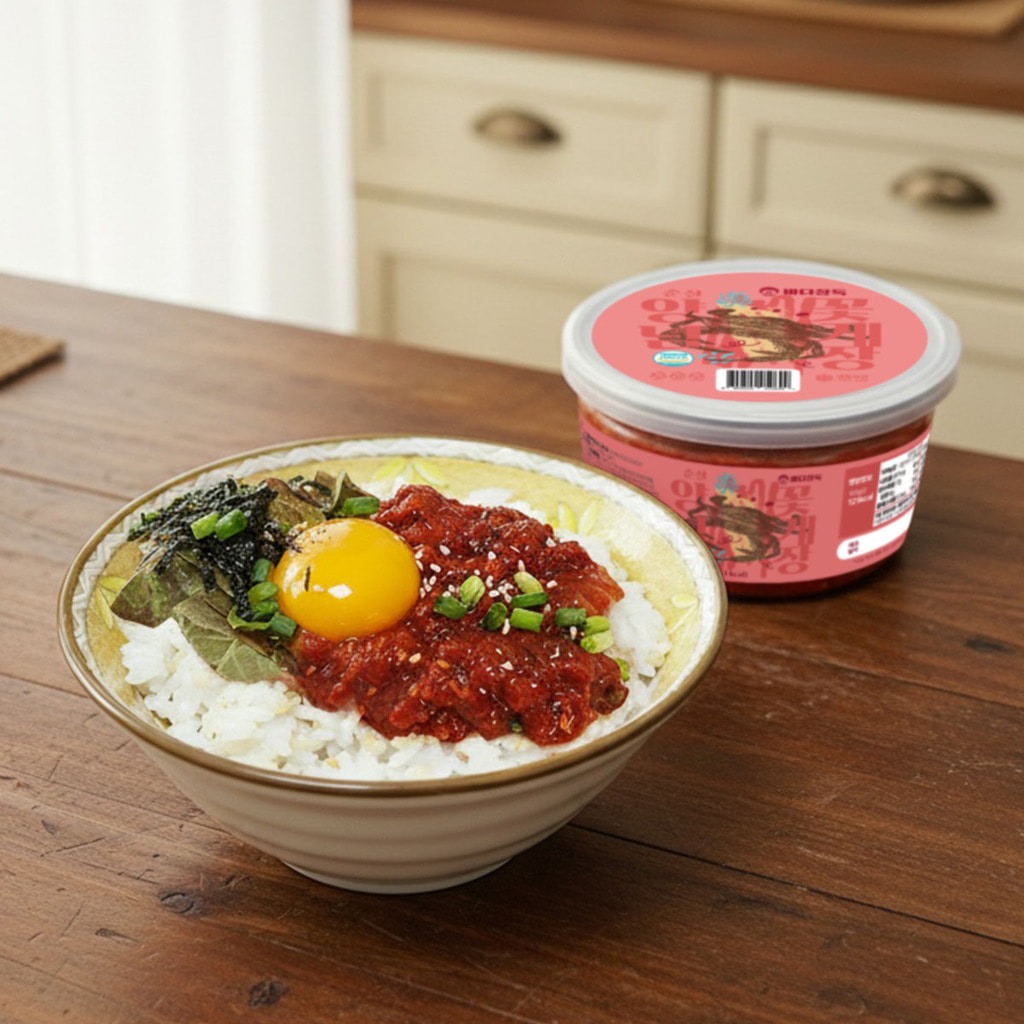[바다장독] 순살 꽃게장 300g 국내산 양념게장 300g 상세이미지